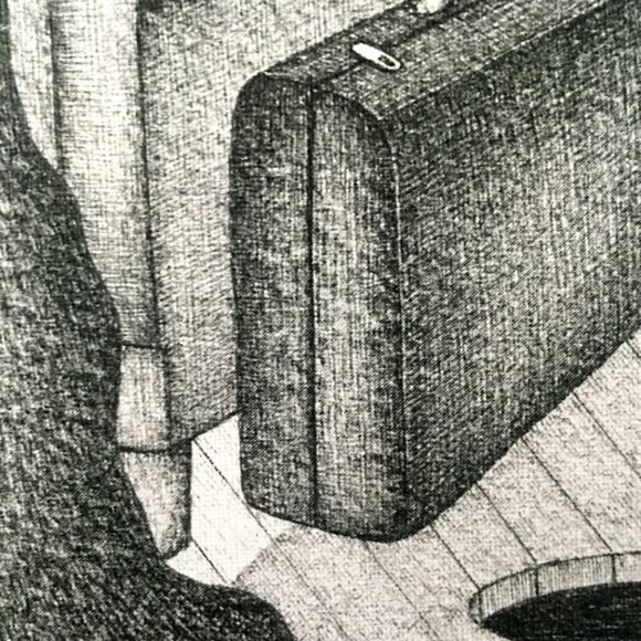 OOP Signed Dark Art Print 20s Flapper Gorey inspired  Goth Pen + Ink - Picture 3 of 6